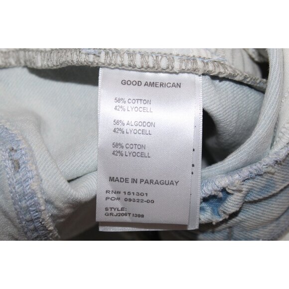 NWT $145 Good American Jeans Plus Sz 20 Good 90's High Waist Loose Light Baggy - Picture 8 of 10